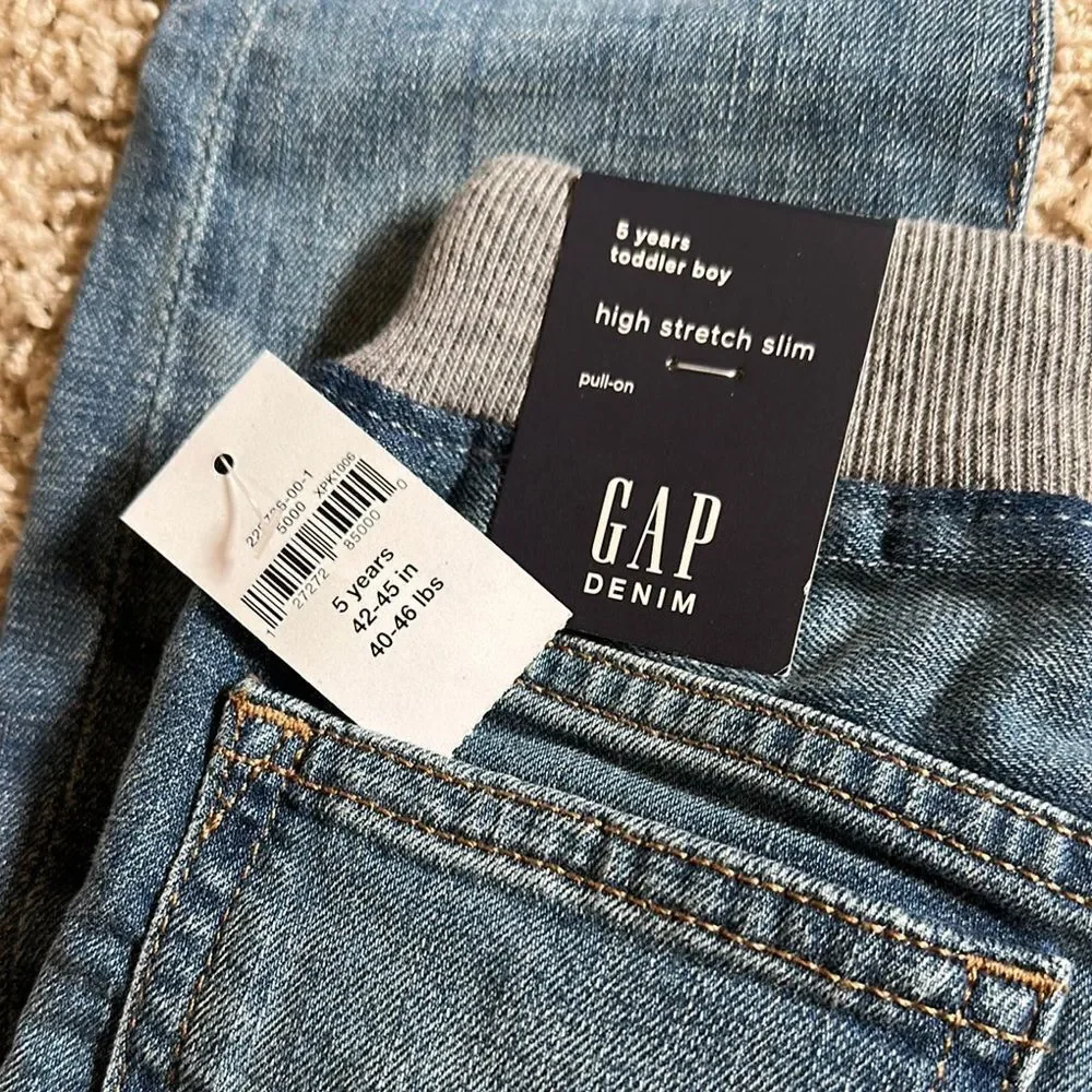 GAP Blue and Gray Relaxed Fit Jeans